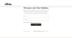 Desktop Screenshot of mediabox.vitra.com